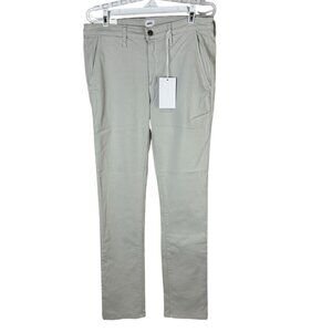 Edwin Mason Slim Chino Pants Gray 30 Stretch Fabric Moisture Wicking Mens
